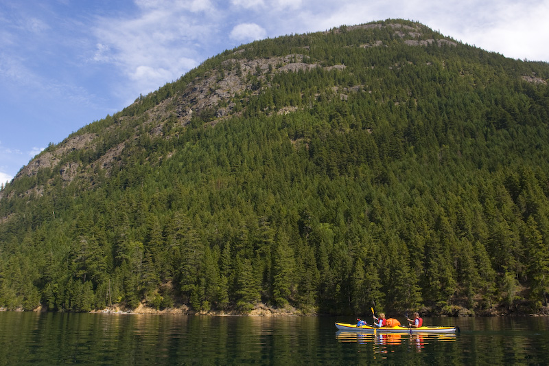 Kayakers On Ross Lake